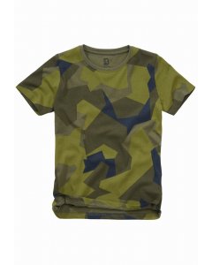 Kid`s t-shirt // Brandit Kids T-Shirt swedish camo