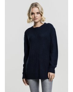 Women´s sweater // Urban classics Ladies Basic Crew Sweater navy