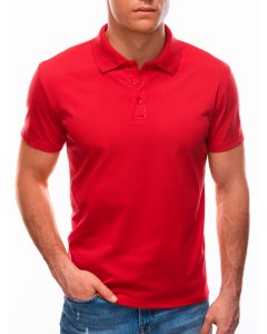 Men's plain polo shirt S1600 - red