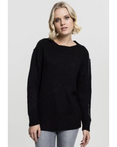 Women´s pullover // Urban classics Ladies Basic Crew Sweater black