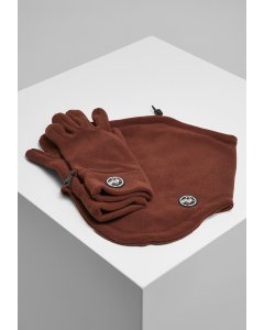 Gloves // Urban Classics Hiking Fleece Set toffee