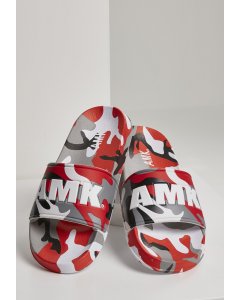 Slippers // AMK Soldier Slides red camo