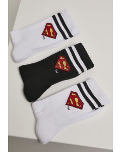 Socks // Merchcode Superman Socks 3-Pack wht/blk/wht