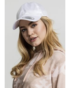 Baseball cap // Flexfit Low Profile Satin Cap white