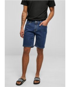 Urban Classics / Relaxed Fit Jeans Shorts mid indigo washed