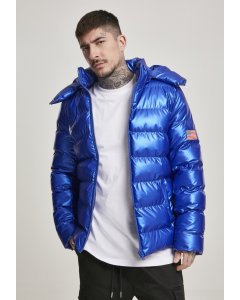 Men´s winter jacket // Mister Tee NASA Insignia Metallic Puffer Jacket blue