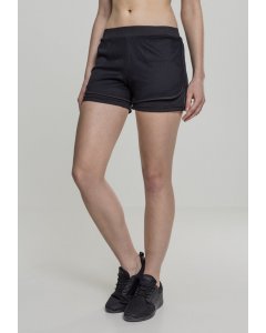 Shorts // Urban classics Ladies Double Layer Mesh Shorts black