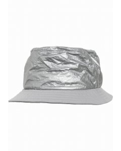 Hat // Flexfit Crinkled Paper Bucket Hat silver