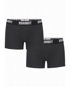 Men's boxers // Brandit Boxershorts Logo er Pack black black