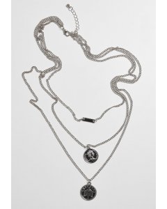 Urban Classics Accessoires / Amanda Layering Necklace silver