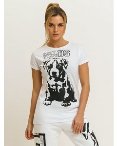 Women´s T-shirt short-sleeve // Babystaff Puppy T-Shirt - weiß