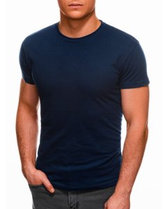 Men's plain t-shirt S970 - navy