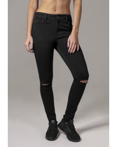 Trousers // Urban classics Ladies Cut Knee Pants black
