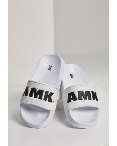 Slippers // AMK Slides white/black