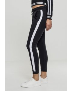 Women´s sweatpants  // Urban classics Ladies Interlock Jogpants black/white