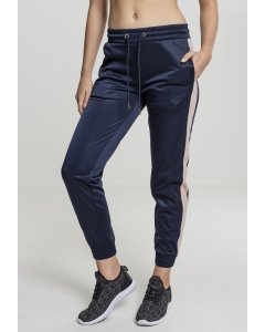 Women´s sweatpants  // Urban classics Ladies Cuff Track Pants navy/light rose
