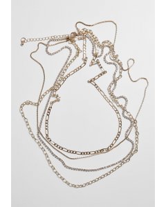 Urban Classics Accessoires / Valeria Layering Necklace gold
