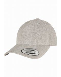 Baseball cap // Flexfit YP CLASSICS 5-PANEL PREMIUM CURVED VISOR SNAPBACK CAP heather grey