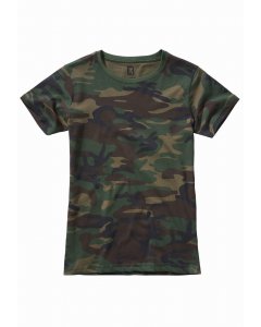 Women´s T-shirt short-sleeve // Brandit Ladies T-Shirt woodland