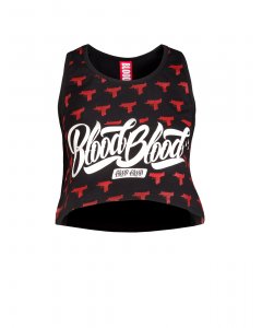 Women´s tank top  // Blood In Blood Out Padrao D-Crop Top
