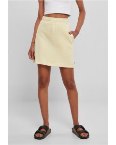 Women skirt // Urban Classics Ladies Organic Terry Mini Skirt softyellow