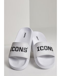 Slippers // Schlappos Icons Slides wht/blk