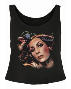 Women's top // Merchcode Ladies Cher Colour Tank Top black