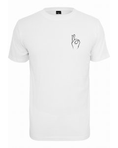 Men´s T-shirt short-sleeve // Mister Tee Easy Sign Tee white