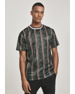 Men´s T-shirt short-sleeve // South Pole Thin Vertical Stripes AOP T-Shirt green