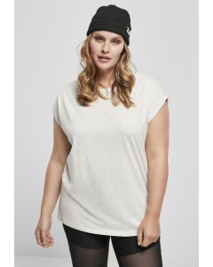 Women´s T-shirt short-sleeve // Urban classics Ladies Extended Shoulder Tee lightgrey