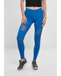 Leggings // Urban classics  Ladies Tech Mesh Leggings sporty blue