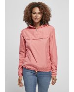 Women´s jacket // Urban classics Ladies Basic Pull Over Jacket pale pink
