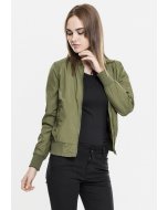 Women´s bomber jacket // Urban classics Ladies Light Bomber Jacket olive