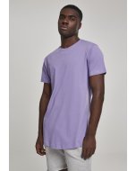 Men´s T-shirt short-sleeve // Urban Classics Shaped Long Tee lavender