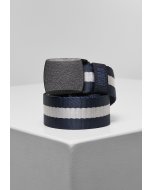 Men's belt // Urban classics Centre Stripe Belt navy