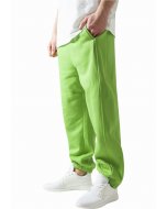 Men`s sweatpants // Urban Classics Sweatpants limegreen