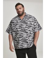 Men's Shirt // Urban classics Pattern Resort Shirt stone camo