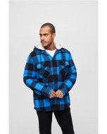 Men´s jacket // Brandit Lumberjacket Hooded black/blue