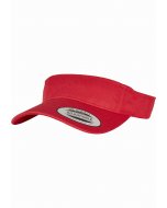 Baseball cap // Flexfit Curved Visor Cap red