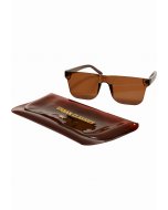 Urban Classics / Sunglasses Honolulu With Case brown