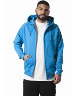 Men´s hoodie  // Urban Classics Zip Hoody turquoise