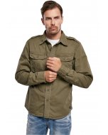 Men's Shirt // Brandit Vintage Shirt longsleeve olive