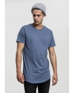 Men´s T-shirt short-sleeve // Urban Classics Shaped Melange Long Tee stone blue
