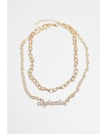 Necklace // Urban Classics Diamond Zodiac Golden Necklace sagittarius