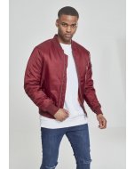 Men´s jacket // Urban Classics Basic Bomber Jacket burgundy
