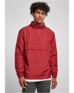 Men´s jacket // Urban Classics Basic Pull Over Jacket brickred