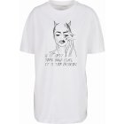 Women´s T-shirt short-sleeve // Mister tee Ladies Inner Peace Sign white
