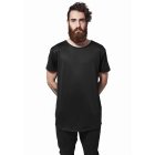 Men´s T-shirt short-sleeve // Urban Classics Shaped Neopren Long Tee black