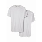 Men´s T-shirt short-sleeve // Urban classics Organic Basic Tee 2-Pack white+white