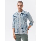 Men's mid-season jeans jacket C441 - light jeans